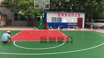 河南硅pu篮球场施工方案
